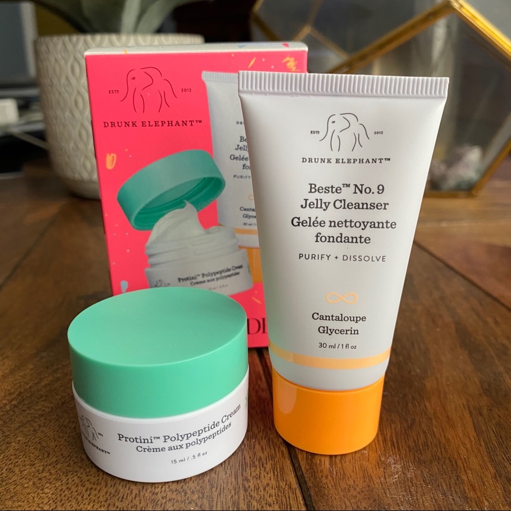 Drunk Elephant Polypeptide Cream & Jelly Cleanser